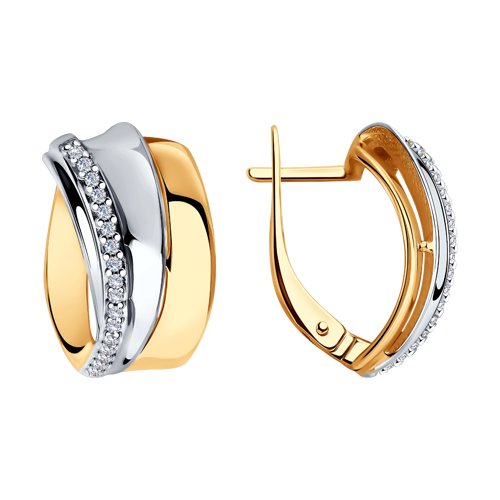 Серьги Diamant - Серебро 925, Фианит (арт. 93-120-00419-1)