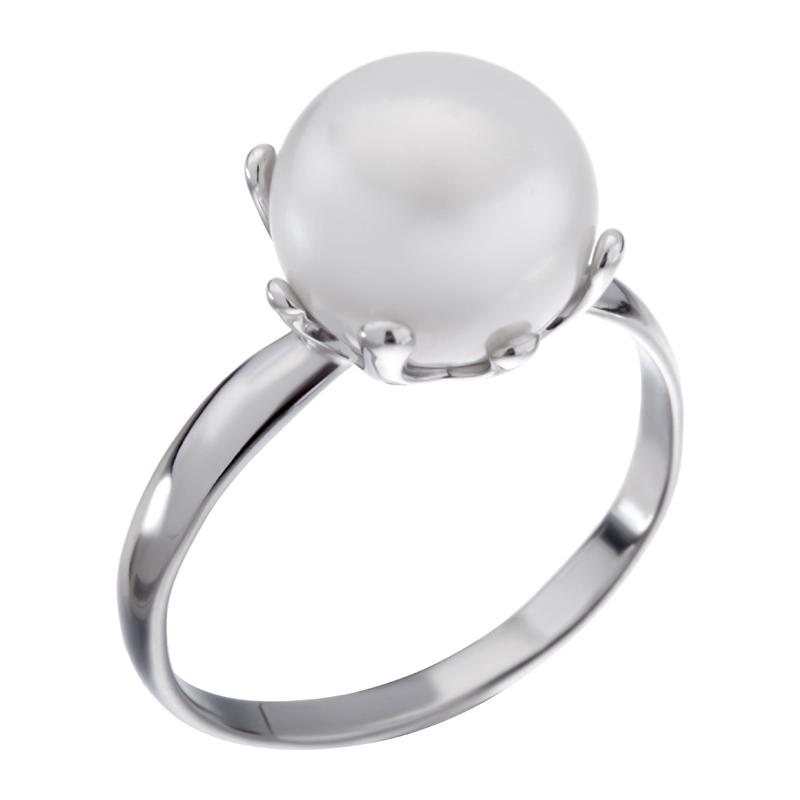 Кольцо Мастер Клио - Серебро 925, Жемчуг культивированный (арт. 24К0573С)