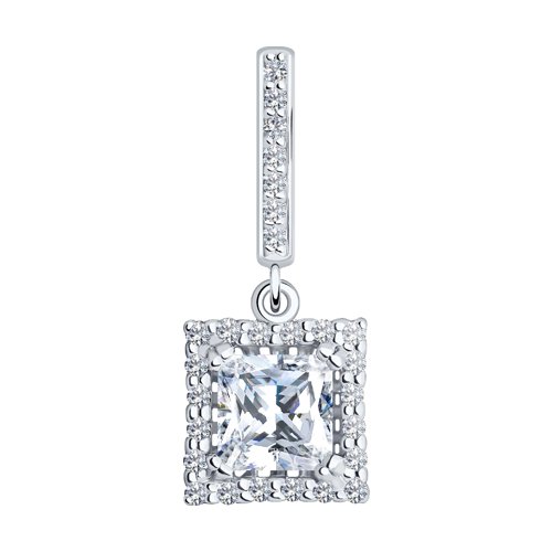 Подвеска SOKOLOV - Серебро 925, Фианит (арт. 94031301)