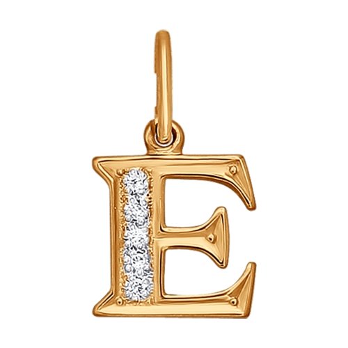 Подвеска SOKOLOV - Золото 585, Фианит (арт. 031095)