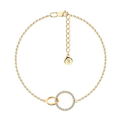 Браслет SOKOLOV - Серебро 925, Фианит (арт. 93050206)