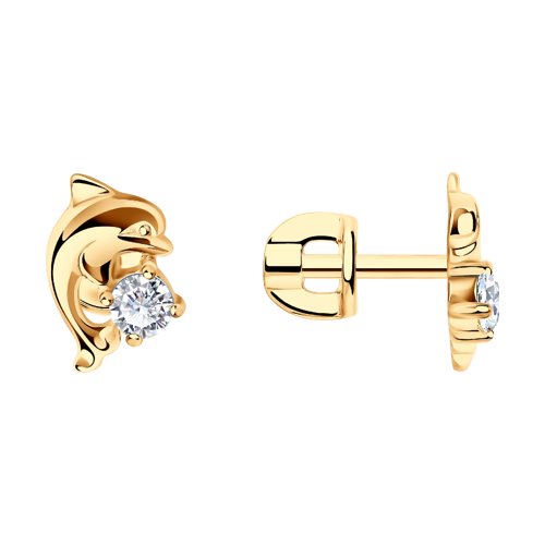 Серьги SOKOLOV - Серебро 925, Фианит (арт. 93021123)