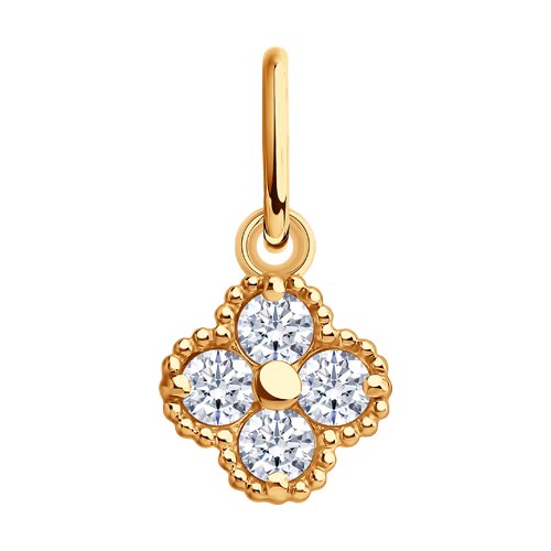 Подвеска SOKOLOV - Золото 375, Фианит (арт. 036699-4)