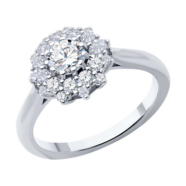 Кольцо SOKOLOV - Серебро 925, Фианит (арт. 94014122-91)