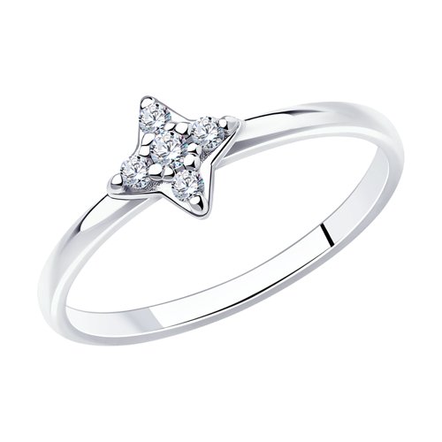 Кольцо SOKOLOV - Серебро 925, Фианит (арт. 94012668)