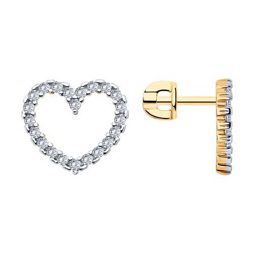 Серьги SOKOLOV - Серебро 925, Фианит (арт. 93022485)