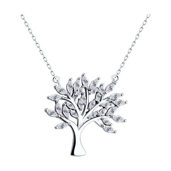 Колье SOKOLOV - Серебро 925, Фианит (арт. 94070981-91)