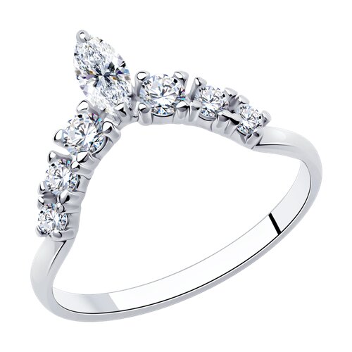 Кольцо SOKOLOV - Серебро 925, Фианит (арт. 94013501)