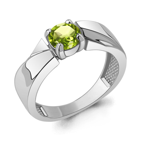 Кольцо Аквамарин - Серебро 925, Хризолит (арт. 6982407.5)