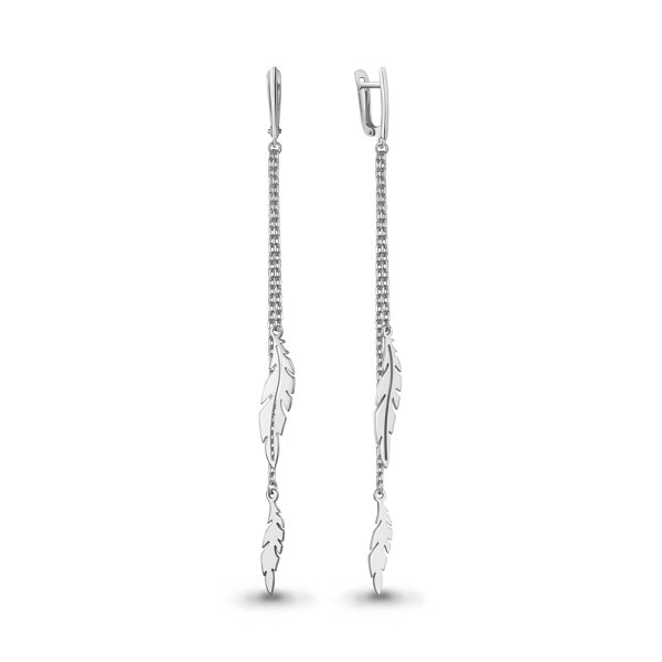 Серьги Аквамарин - Серебро 925 (арт. 34848.5)