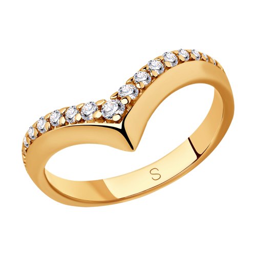 Кольцо SOKOLOV - Серебро 925, Фианит (арт. 93010802)