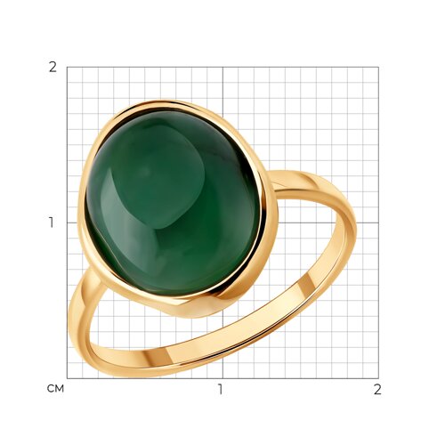 Кольцо SOKOLOV - Серебро 925, Жадеит (арт. 83010295)
