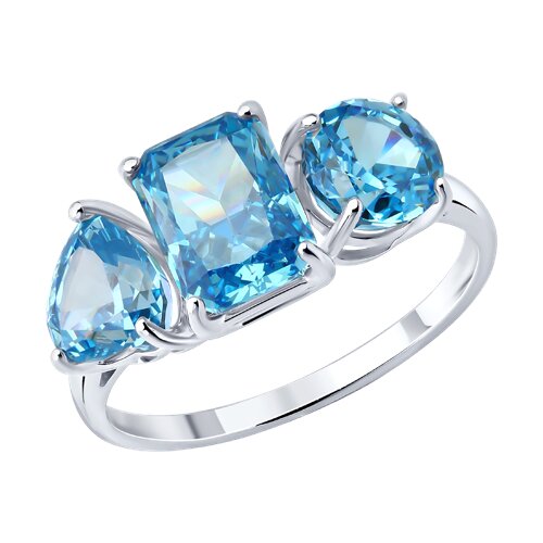 Кольцо SOKOLOV - Серебро 925, Фианит (арт. 94014852)