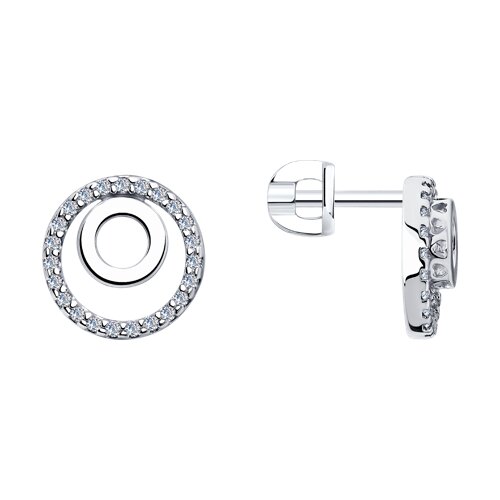 Серьги SOKOLOV - Серебро 925, Фианит (арт. 94025977)