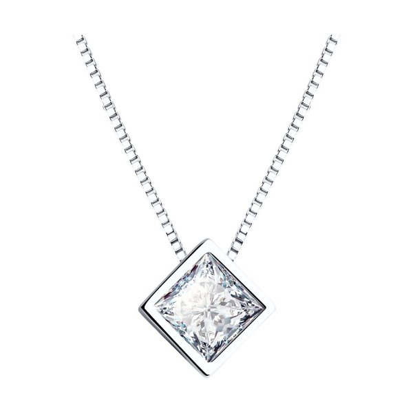 Колье SOKOLOV - Серебро 925, Фианит (арт. 94070902-91)