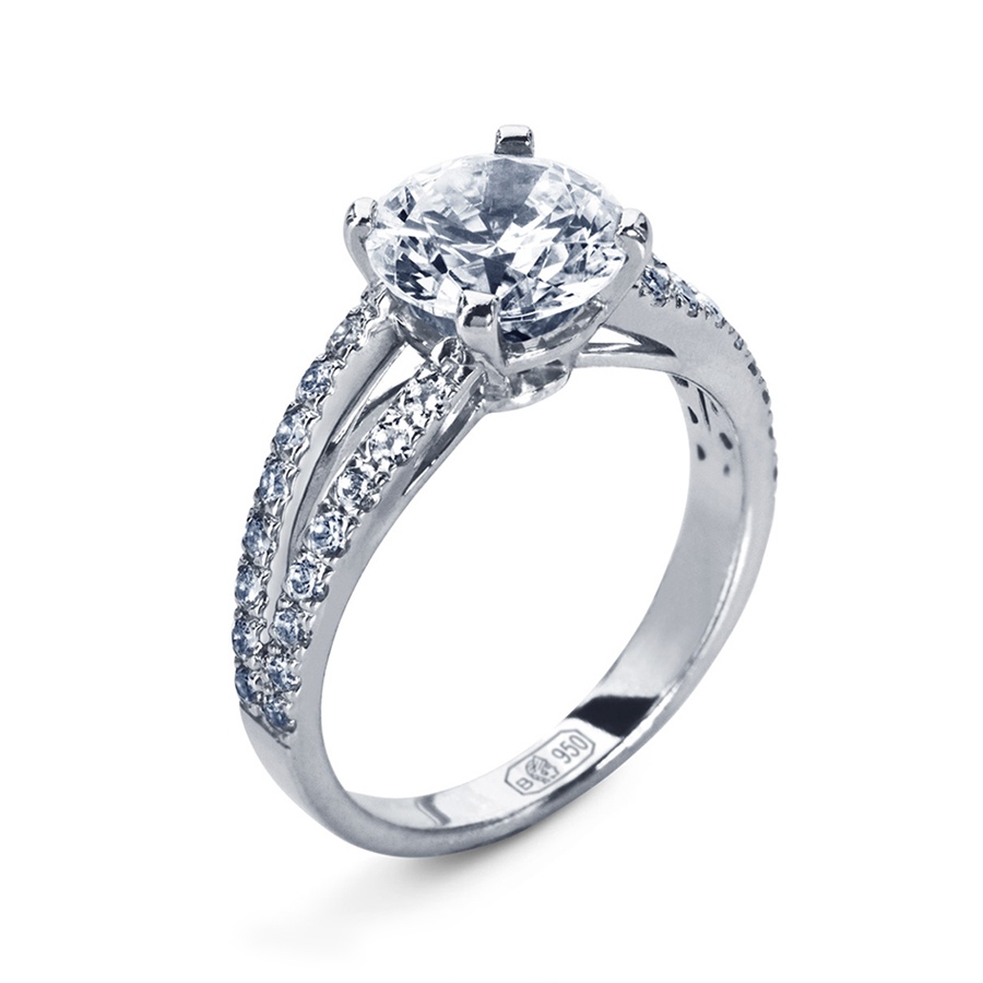 Кольцо Platinum Lab. - Платина 950, Бриллиант (арт. ПК-035-01)