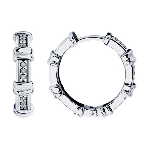 Серьги Diamant - Серебро 925, Фианит (арт. 94-120-01547-2)