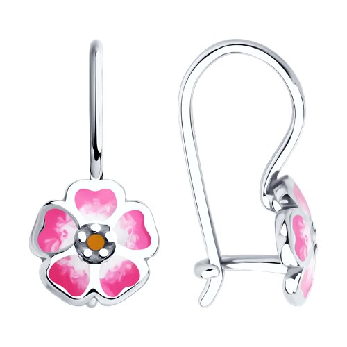 Серьги Diamant - Серебро 925, Эмаль (арт. 94-120-02167-1)