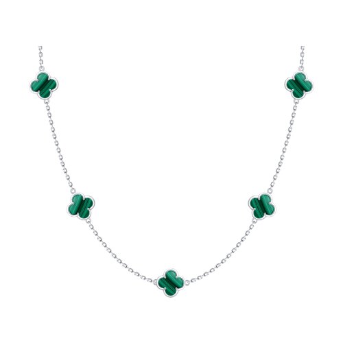 Колье SOKOLOV - Серебро 925, Малахит (арт. 83070070)