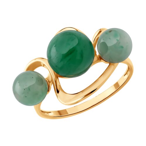 Кольцо SOKOLOV - Серебро 925, Жадеит (арт. 83010299)