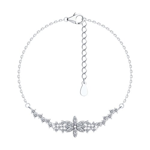 Браслет SOKOLOV - Серебро 925, Фианит (арт. 94051636-91)