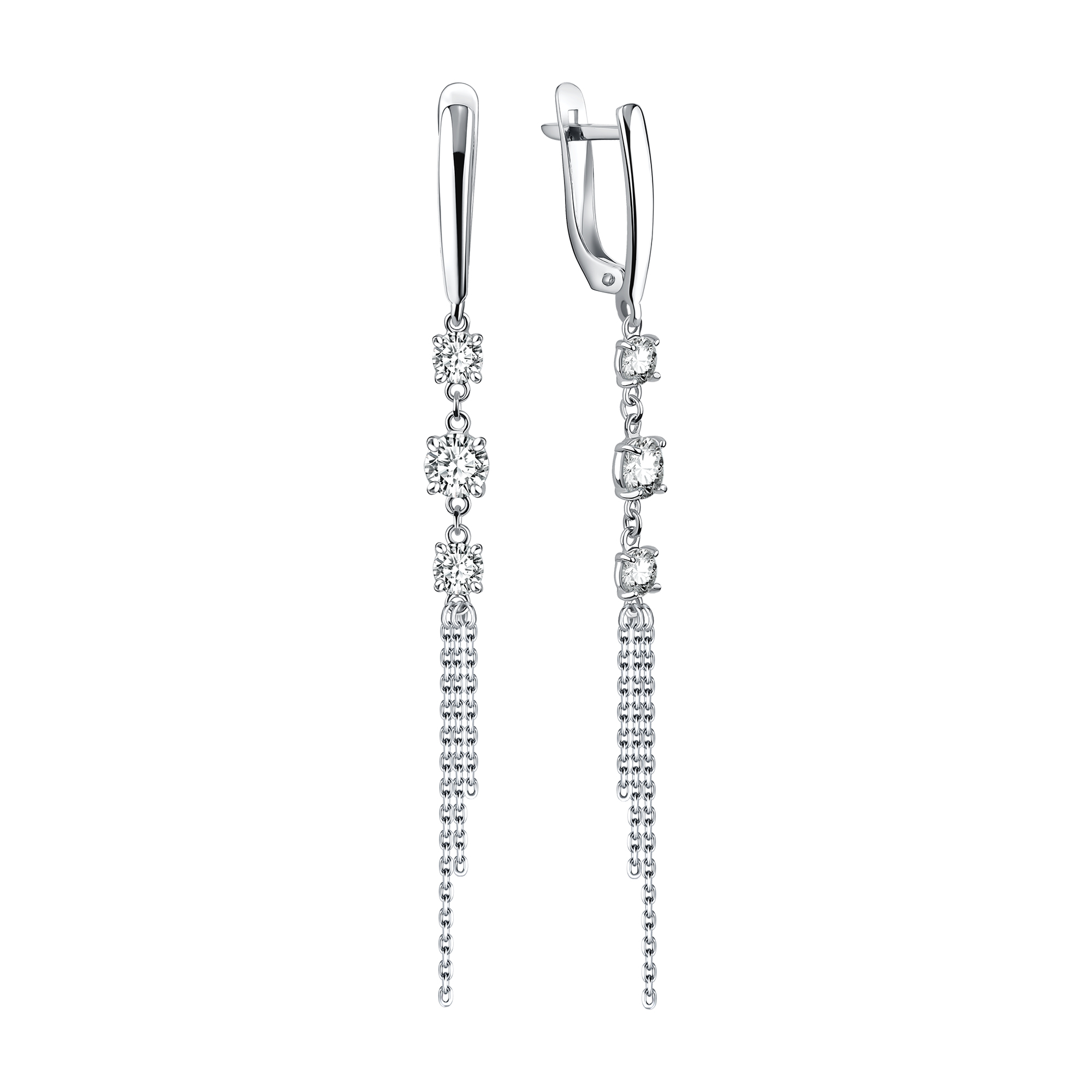 Серьги Talant - Серебро 925, Фианит (арт. 14-72-0001-17172)