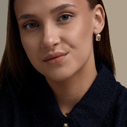 Серьги SOKOLOV - Серебро 925, Фианит (арт. 94027506)