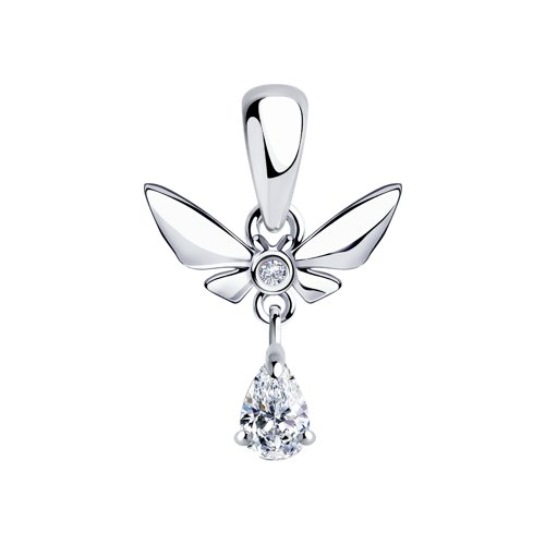 Подвеска SOKOLOV - Серебро 925, Фианит (арт. 94032022)