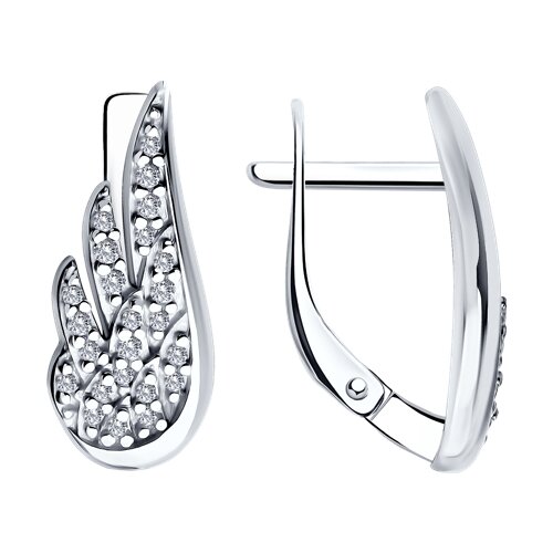 Серьги SOKOLOV - Серебро 925, Фианит (арт. 94026611)