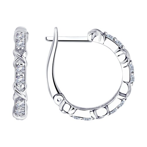 Серьги SOKOLOV - Серебро 925, Фианит (арт. 94025093)