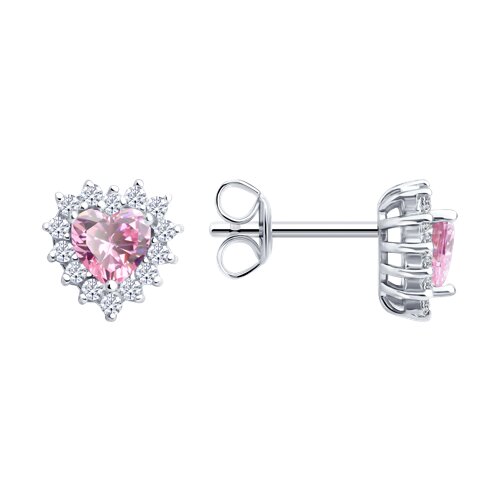 Серьги SOKOLOV - Серебро 925, Фианит (арт. 94027158-91)