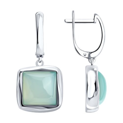 Серьги SOKOLOV - Серебро 925, Халцедон (арт. 83020488)