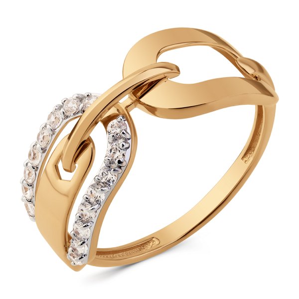 Кольцо ЮФ Династия - Золото 375, Фианит (арт. 032771-5102)