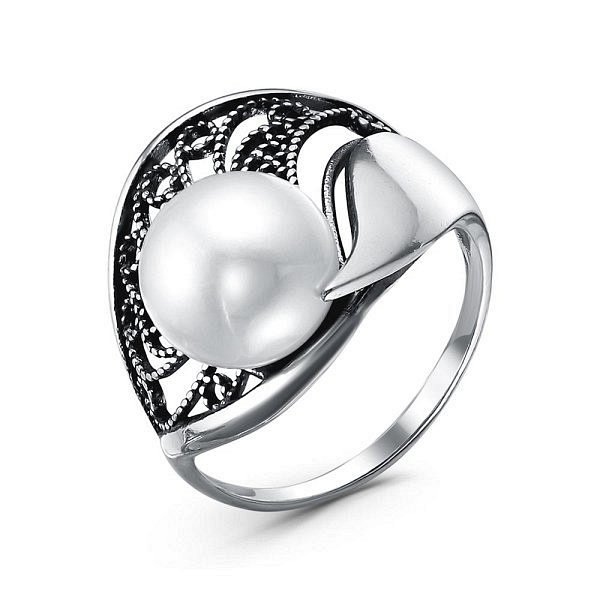 Кольцо Красная пресня - Серебро 925, Жемчуг культивированный (арт. 23312926)