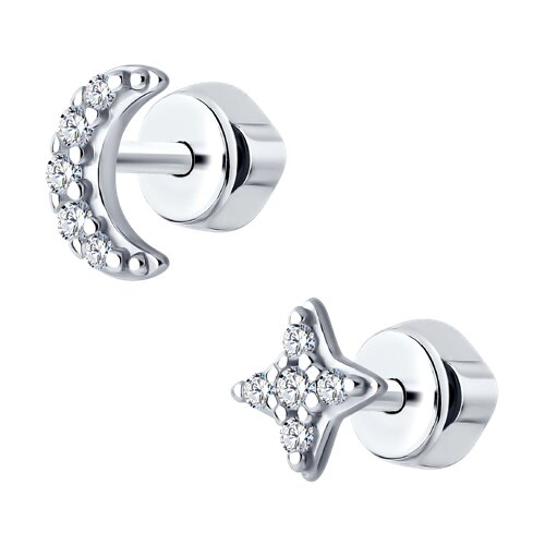 Серьги SOKOLOV - Серебро 925, Фианит (арт. 94022924)