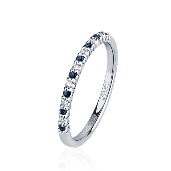 Кольцо Platinum Lab. - Платина 950 (арт. ПК-044СБр-01)