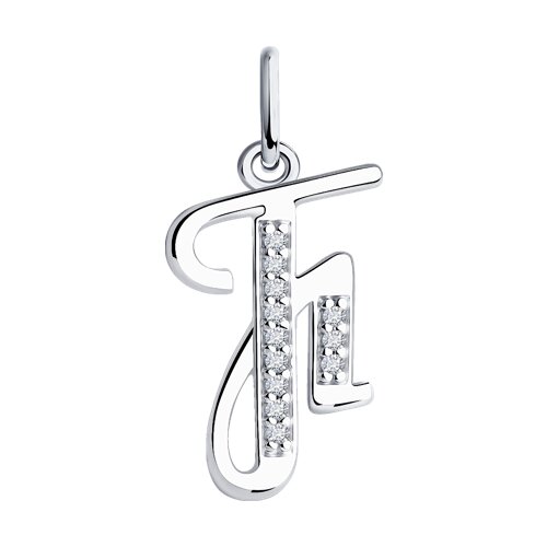 Подвеска SOKOLOV - Серебро 925, Фианит (арт. 94031374)