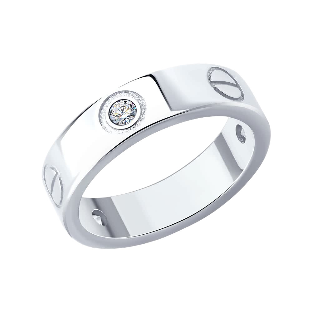 Кольцо SOKOLOV - Серебро 925, Фианит (арт. 94014620)