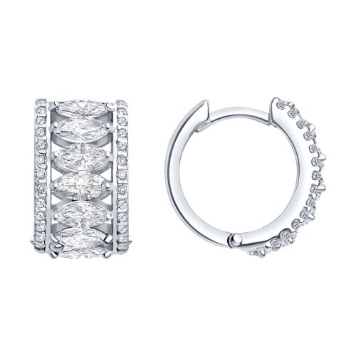 Серьги Diamant - Серебро 925, Фианит (арт. 94-120-00200-1)