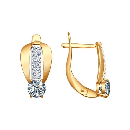 Серьги SOKOLOV - Серебро 925, Фианит (арт. 93020600)