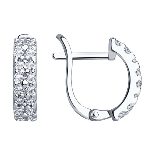 Серьги SOKOLOV - Серебро 925, Фианит (арт. 94021916)