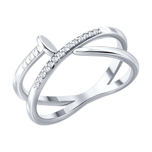 Кольцо SOKOLOV - Серебро 925, Фианит (арт. 94014881-91)