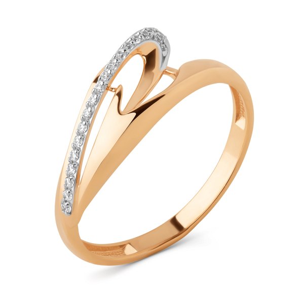 Кольцо ЮФ Династия - Золото 375, Фианит (арт. 023601-5102)