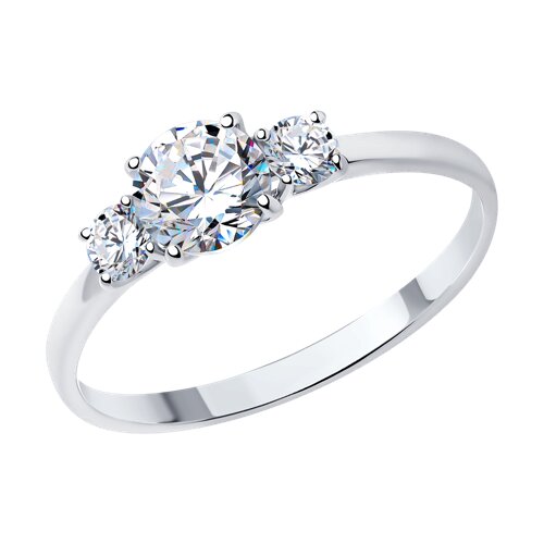 Кольцо SOKOLOV - Серебро 925, Фианит (арт. 94013546)