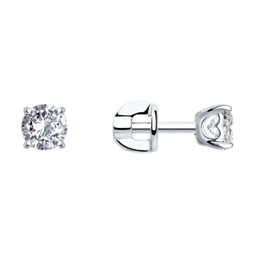 Серьги SOKOLOV - Золото 585, Фианит (арт. 026935-3)