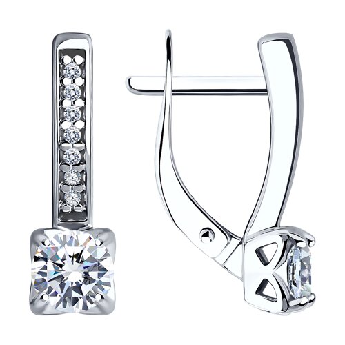 Серьги Diamant - Серебро 925, Фианит (арт. 94-120-01712-1)