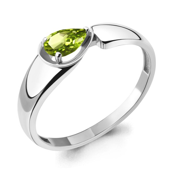 Кольцо Аквамарин - Серебро 925, Хризолит (арт. 6945107.5)