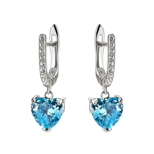 Серьги Фиделис - Серебро 925, Фианит (арт. SE-B2083C3)