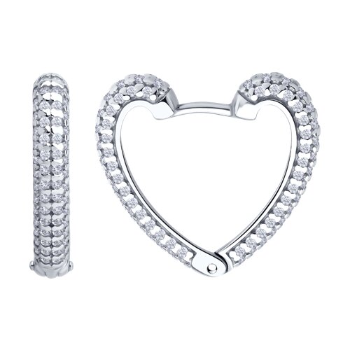 Серьги SOKOLOV - Серебро 925, Фианит (арт. 94026913)