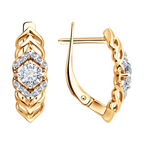 Серьги SOKOLOV - Серебро 925, Фианит (арт. 93022535)